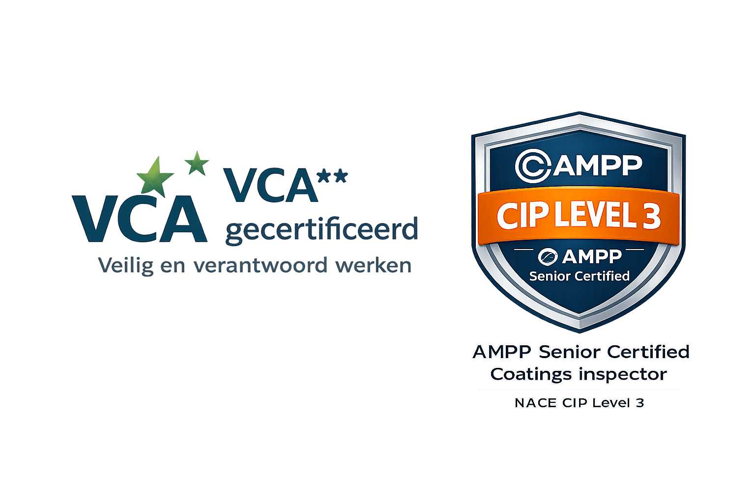 VCA dubbelster en CIP Level 3 certificeringen van In2Coating